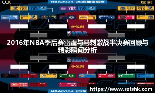 2016年NBA季后赛雷霆与马刺激战半决赛回顾与精彩瞬间分析